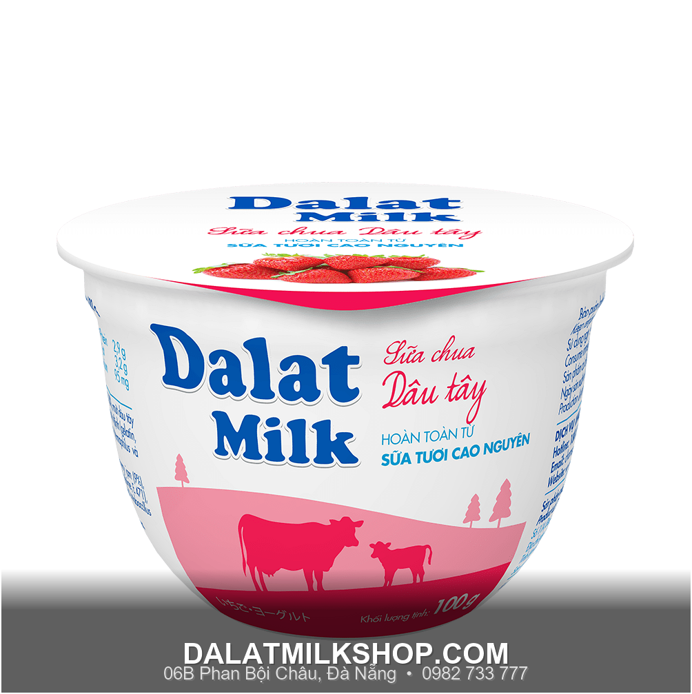 Sua Chua Dau Tay Dalatmilk 100G