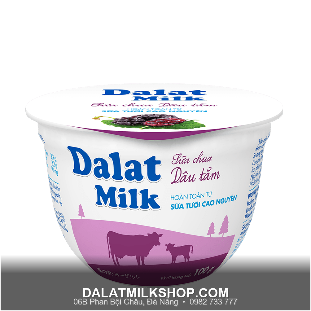 Sữa chua ăn Dalatmilk vị dừa tắm 100g