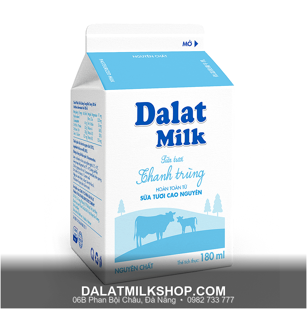 Sua Tuoi Thanh Trung Nguyen Chat Dalatmilk 180Ml