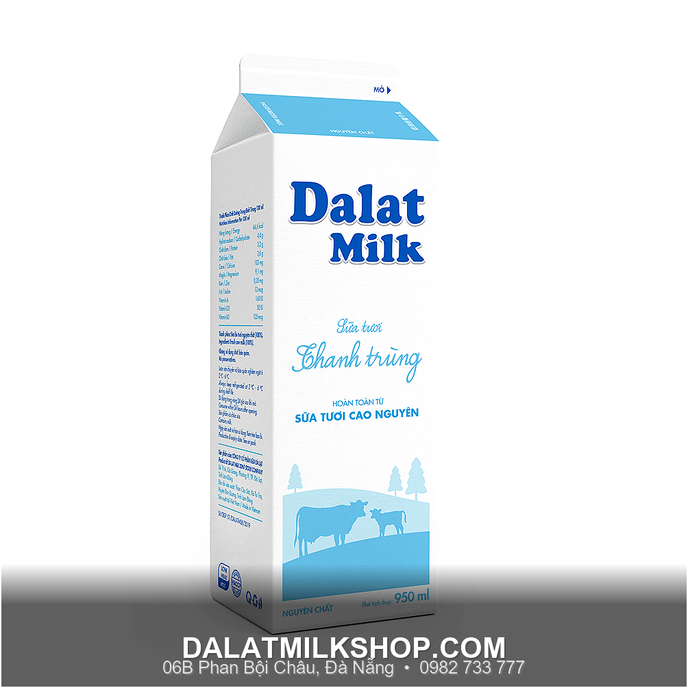 Sua Tuoi Thanh Trung Nguyen Chat Dalatmilk 950Ml