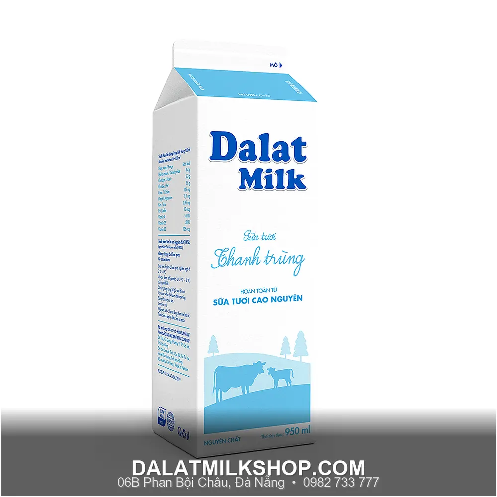 Sua Tuoi Thanh Trung Nguyen Chat Dalatmilk 950Ml