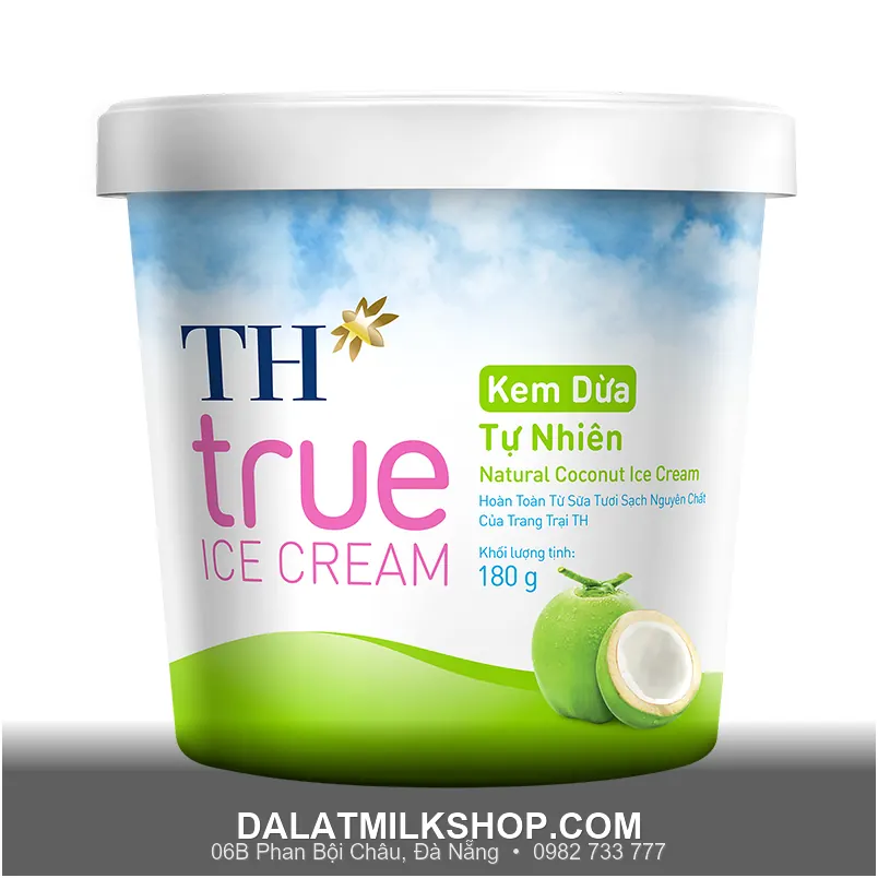 Kem hộp TH True Milk Dứ 180g