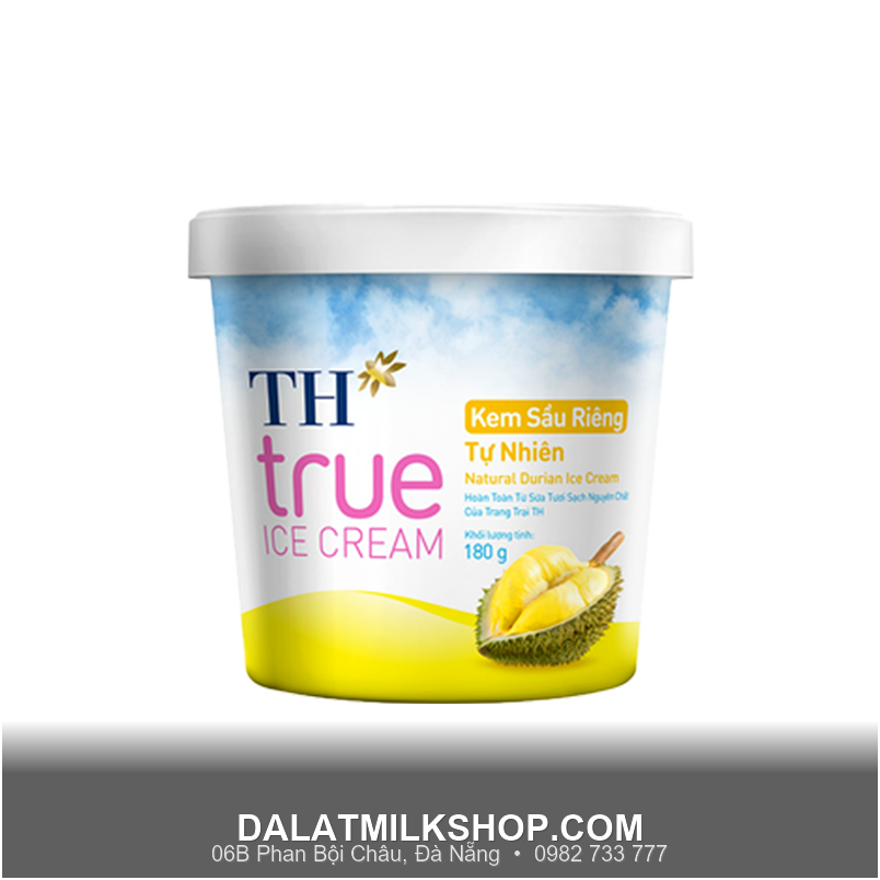 Kem hộp TH True Milk Sầu Riêng 180g