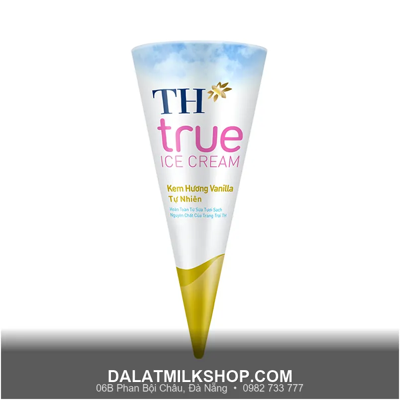 Kem ốc quế TH True Milk Vanilla