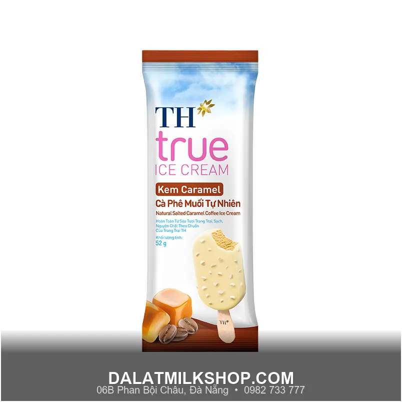Kem que TH True Milk Caramel Cà Phê Muối