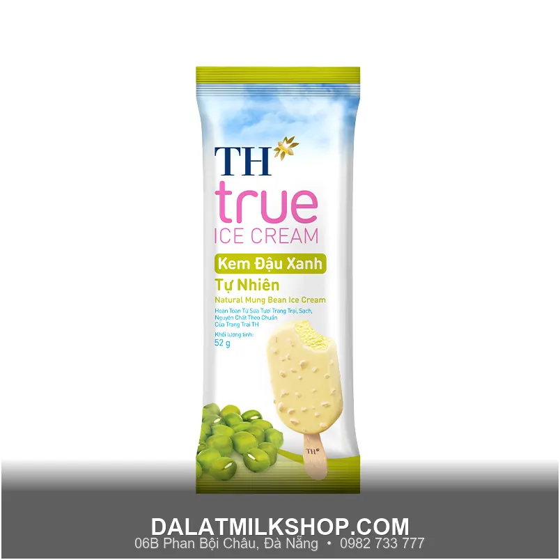 Kem que TH True Milk Đậu Xanh