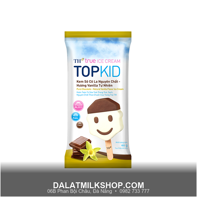 Kem TOPKID TH True Milk Socola Vanilla