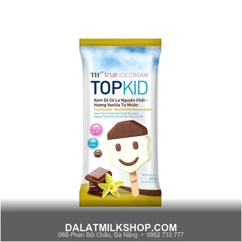 Kem TOPKID TH True Milk Socola Vanilla