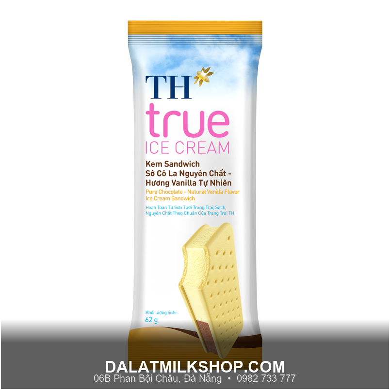 Kem Sandwich TH True Milk Socola Vanilla