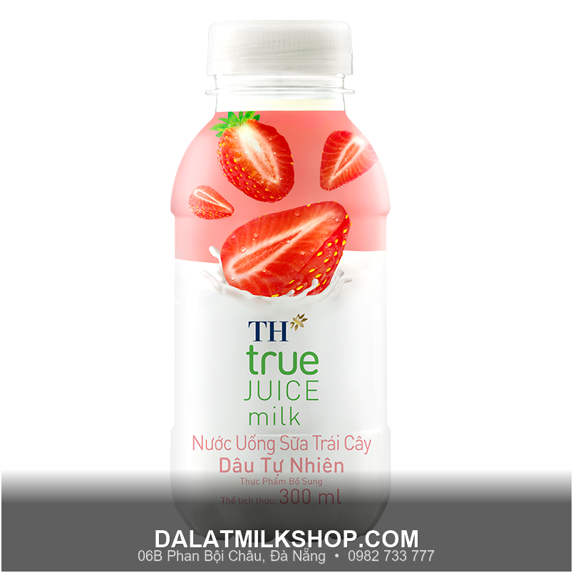 Nước sữa trái cây TH vị dâu tự nhiên