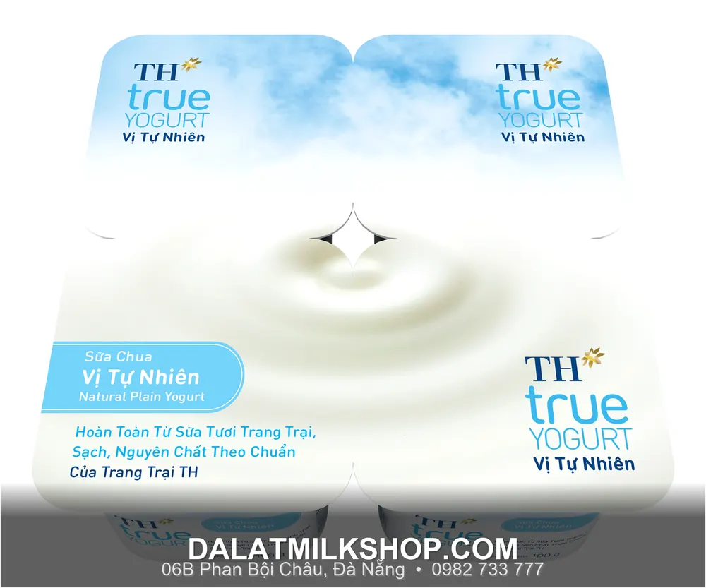 Sữa chua ăn TH True Milk vị tự nhiên 100g