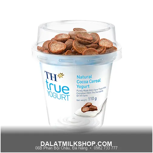 Sữa chua ngũ cốc cacao TH tự nhiên