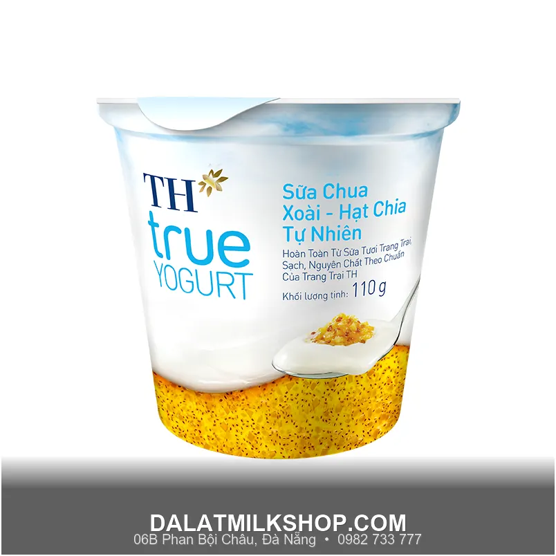 Sữa chua xoài hạt chia TH tự nhiên 110g