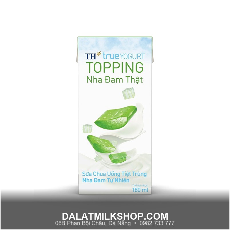 Sữa chua uống TH tiệt trùng nha đam 180ml