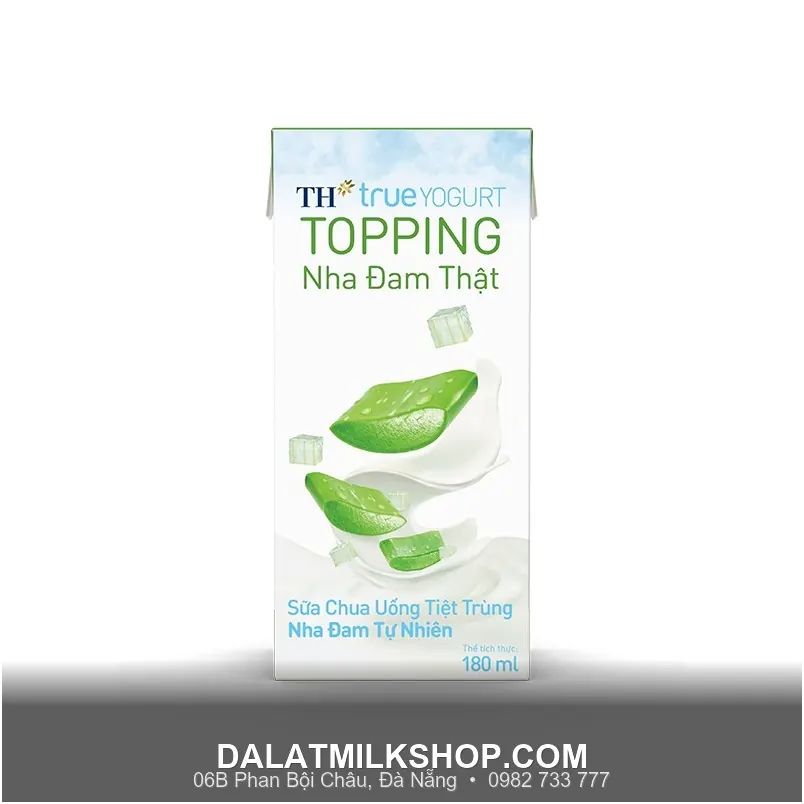 Sữa chua uống TH tiệt trùng nha đam 180ml