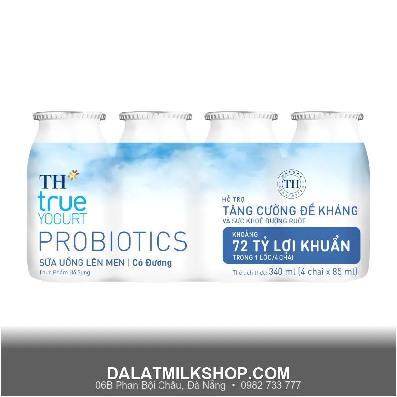 TH sữa uống lên men có đường 85ml