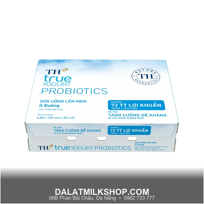 TH sữa uống lên men ít đường 85ml