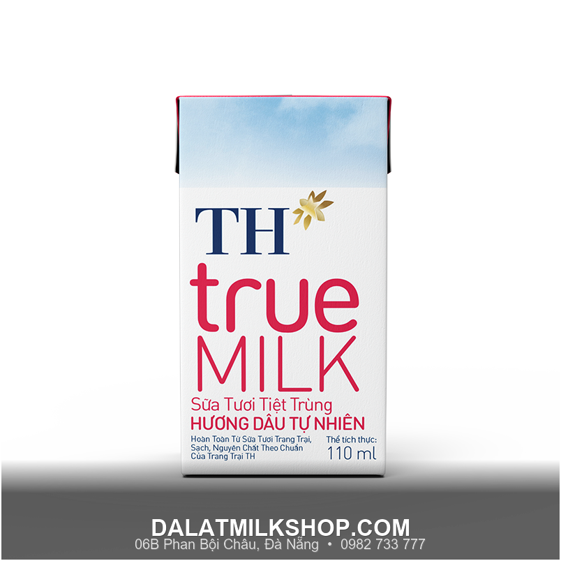 Sữa TH hương dâu tự nhiên 110ml