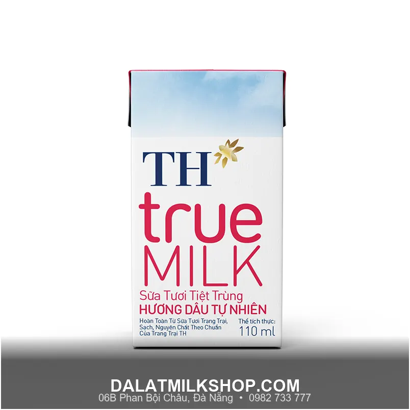 Sữa TH hương dâu tự nhiên 110ml