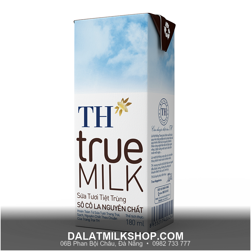 Sữa TH socola nguyên chất 180ml