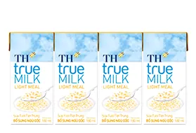 Sữa TH Light Meal bổ sung ngũ cốc 180ml