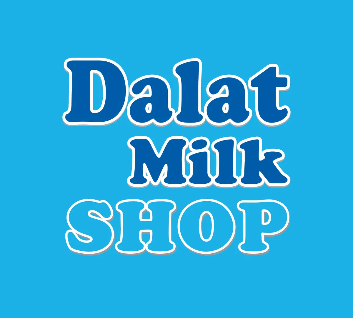 Cửa hàng Dalatmilk Shop tại 06B Phan Bội Châu, Hải Châu, Đà Nẵng — trưng bày sữa thanh trùng Dalatmilk và TH True Milk