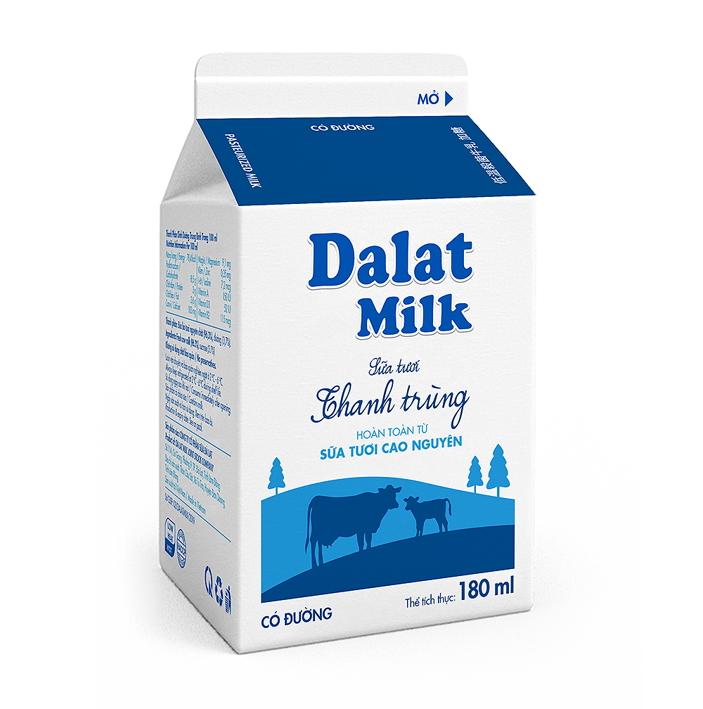 Sữa tươi thanh trùng có đường Dalatmilk