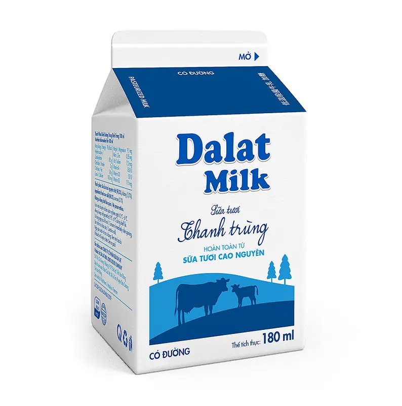 Sữa tươi thanh trùng có đường Dalatmilk