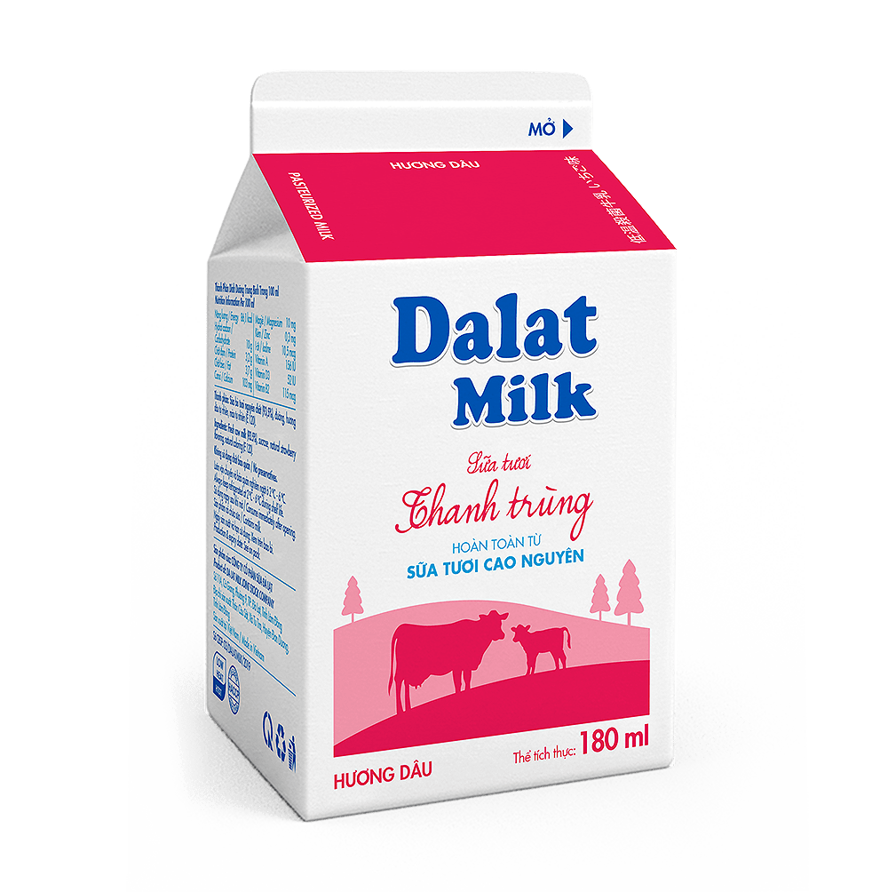 Sữa tươi thanh trùng hương dâu