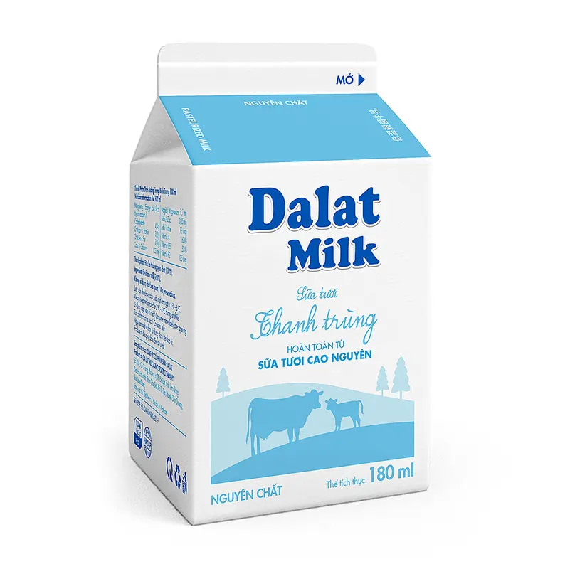 Sữa tươi thanh trùng không đường Dalatmilk