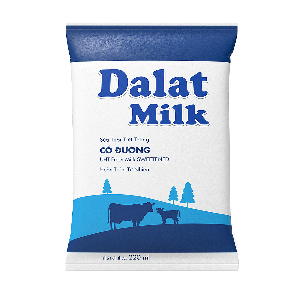 Sữa Tươi 220ml - Dalatmilk 220ml - Dalatmilkshop Đà Nẵng