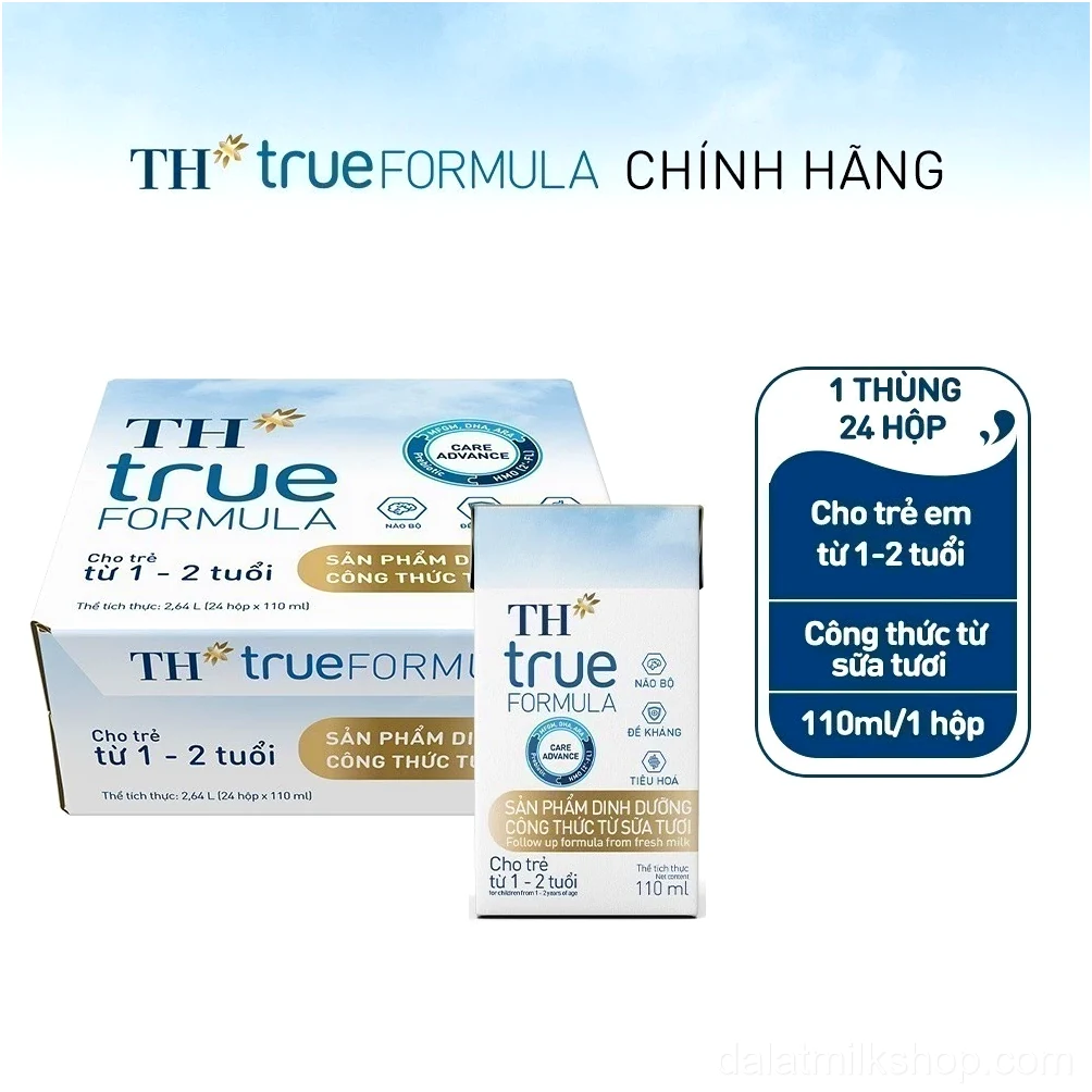 Thùng Sữa Dinh Dưỡng Công Thức TH true FORMULA mil